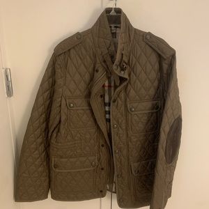 Burberry men’s diamond quilted jacket